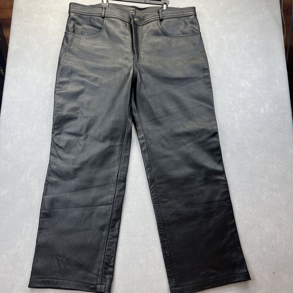 XElement Black Advanced Motorcycle Gear Leather Pants 46 X Element